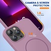 image:imageMiracase Silicone amp Magnetic for iPhone 18 Pro Max Case Capri BlueBlackcurrant