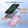 image:imageMiracase Silicone amp Magnetic for iPhone 18 Pro Max Case Capri BlueBlackcurrant