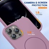 image:imageMiracase Silicone amp Magnetic for iPhone 18 Pro Max Case Capri BlueBlackcurrant