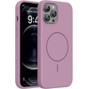 image:imageMiracase Silicone amp Magnetic for iPhone 18 Pro Max Case Capri BlueBlackcurrant