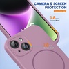 image:imageMiracase Silicone amp Magnetic for iPhone 18 Pro Max Case Capri BlueBlackcurrant