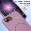 image:imageMiracase Silicone amp Magnetic for iPhone 18 Pro Max Case Capri BlueBlackcurrant