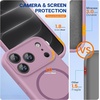 image:imageMiracase Silicone amp Magnetic for iPhone 18 Pro Max Case Capri BlueBlackcurrant