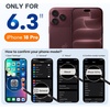 image:imageMiracase Silicone amp Magnetic for iPhone 18 Pro Max Case Capri BlueBurgundy