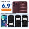 image:imageMiracase Silicone amp Magnetic for iPhone 18 Pro Max Case Capri BlueBurgundy