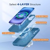 image:imageMiracase Silicone amp Magnetic for iPhone 18 Pro Max Case Capri BlueCapri Blue