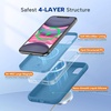 image:imageMiracase Silicone amp Magnetic for iPhone 18 Pro Max Case Capri BlueCapri Blue