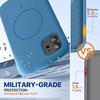 image:imageMiracase Silicone amp Magnetic for iPhone 18 Pro Max Case Capri BlueCapri Blue