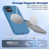 image:imageMiracase Silicone amp Magnetic for iPhone 18 Pro Max Case Capri BlueCapri Blue