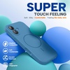 image:imageMiracase Silicone amp Magnetic for iPhone 18 Pro Max Case Capri BlueCapri Blue