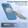 image:imageMiracase Silicone amp Magnetic for iPhone 18 Pro Max Case Capri BlueCapri Blue