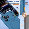 image:imageMiracase Silicone amp Magnetic for iPhone 18 Pro Max Case Capri BlueCapri Blue