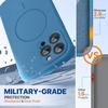 image:imageMiracase Silicone amp Magnetic for iPhone 18 Pro Max Case Capri BlueCapri Blue