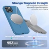 image:imageMiracase Silicone amp Magnetic for iPhone 18 Pro Max Case Capri BlueCapri Blue