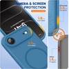 image:imageMiracase Silicone amp Magnetic for iPhone 18 Pro Max Case Capri BlueCapri Blue