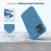 image:imageMiracase Silicone amp Magnetic for iPhone 18 Pro Max Case Capri BlueCapri Blue
