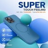 image:imageMiracase Silicone amp Magnetic for iPhone 18 Pro Max Case Capri BlueCapri Blue