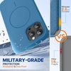 image:imageMiracase Silicone amp Magnetic for iPhone 18 Pro Max Case Capri BlueCapri Blue