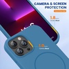 image:imageMiracase Silicone amp Magnetic for iPhone 18 Pro Max Case Capri BlueCapri Blue