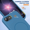 image:imageMiracase Silicone amp Magnetic for iPhone 18 Pro Max Case Capri BlueCapri Blue