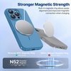 image:imageMiracase Silicone amp Magnetic for iPhone 18 Pro Max Case Capri BlueCapri Blue