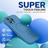image:imageMiracase Silicone amp Magnetic for iPhone 18 Pro Max Case Capri BlueCapri Blue