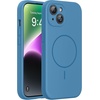 image:imageMiracase Silicone amp Magnetic for iPhone 18 Pro Max Case Capri BlueCapri Blue