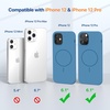 image:imageMiracase Silicone amp Magnetic for iPhone 18 Pro Max Case Capri BlueCapri Blue