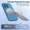 image:imageMiracase Silicone amp Magnetic for iPhone 18 Pro Max Case Capri BlueCapri Blue