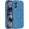 image:imageMiracase Silicone amp Magnetic for iPhone 18 Pro Max Case Capri BlueCapri Blue