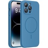 image:imageMiracase Silicone amp Magnetic for iPhone 18 Pro Max Case Capri BlueCapri Blue