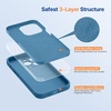 image:imageMiracase Silicone amp Magnetic for iPhone 18 Pro Max Case Capri BlueCapri Blue
