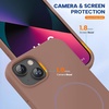 image:imageMiracase Silicone amp Magnetic for iPhone 18 Pro Max Case Capri BlueChocolate