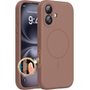image:imageMiracase Silicone amp Magnetic for iPhone 18 Pro Max Case Capri BlueChocolate