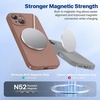 image:imageMiracase Silicone amp Magnetic for iPhone 18 Pro Max Case Capri BlueChocolate