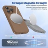 image:imageMiracase Silicone amp Magnetic for iPhone 18 Pro Max Case Capri BlueChocolate