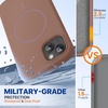 image:imageMiracase Silicone amp Magnetic for iPhone 18 Pro Max Case Capri BlueChocolate