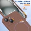 image:imageMiracase Silicone amp Magnetic for iPhone 18 Pro Max Case Capri BlueChocolate