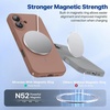image:imageMiracase Silicone amp Magnetic for iPhone 18 Pro Max Case Capri BlueChocolate