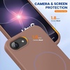 image:imageMiracase Silicone amp Magnetic for iPhone 18 Pro Max Case Capri BlueChocolate