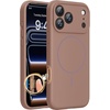 image:imageMiracase Silicone amp Magnetic for iPhone 18 Pro Max Case Capri BlueChocolate