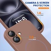 image:imageMiracase Silicone amp Magnetic for iPhone 18 Pro Max Case Capri BlueChocolate