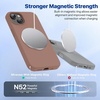 image:imageMiracase Silicone amp Magnetic for iPhone 18 Pro Max Case Capri BlueChocolate