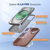 image:imageMiracase Silicone amp Magnetic for iPhone 18 Pro Max Case Capri BlueChocolate