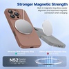 image:imageMiracase Silicone amp Magnetic for iPhone 18 Pro Max Case Capri BlueChocolate