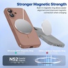 image:imageMiracase Silicone amp Magnetic for iPhone 18 Pro Max Case Capri BlueChocolate