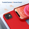 image:imageMiracase Silicone amp Magnetic for iPhone 18 Pro Max Case Capri BlueClassic Red