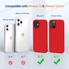 image:imageMiracase Silicone amp Magnetic for iPhone 18 Pro Max Case Capri BlueClassic Red