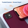 image:imageMiracase Silicone amp Magnetic for iPhone 18 Pro Max Case Capri BlueClassic Wine Red