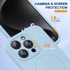 image:imageMiracase Silicone amp Magnetic for iPhone 18 Pro Max Case Capri BlueClove Purple